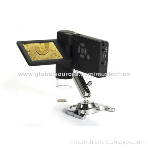 2014 New Designed 12-megapixel Handheld LCD Digital Microscope with CE, RoHS and FCC Marks